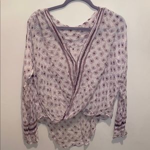 FREE PEOPLE High Low Blouse